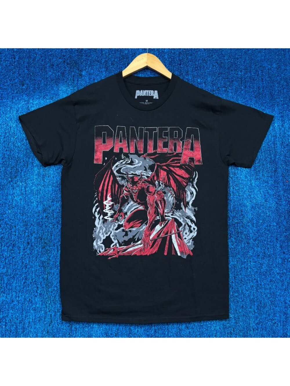 Pantera Devil Cowboys From Hell Art Thrash Metal Band Tee M